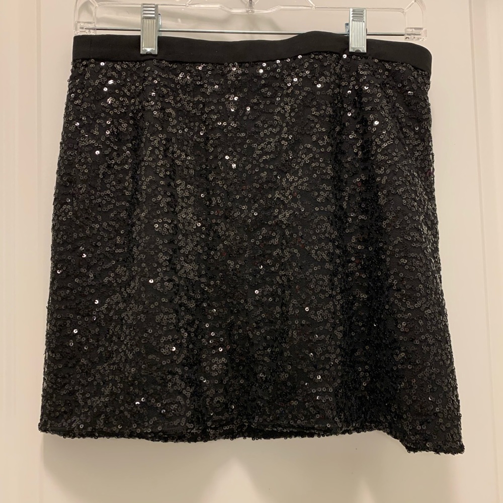 Jcrew Sequin Mini Skirt Size 4